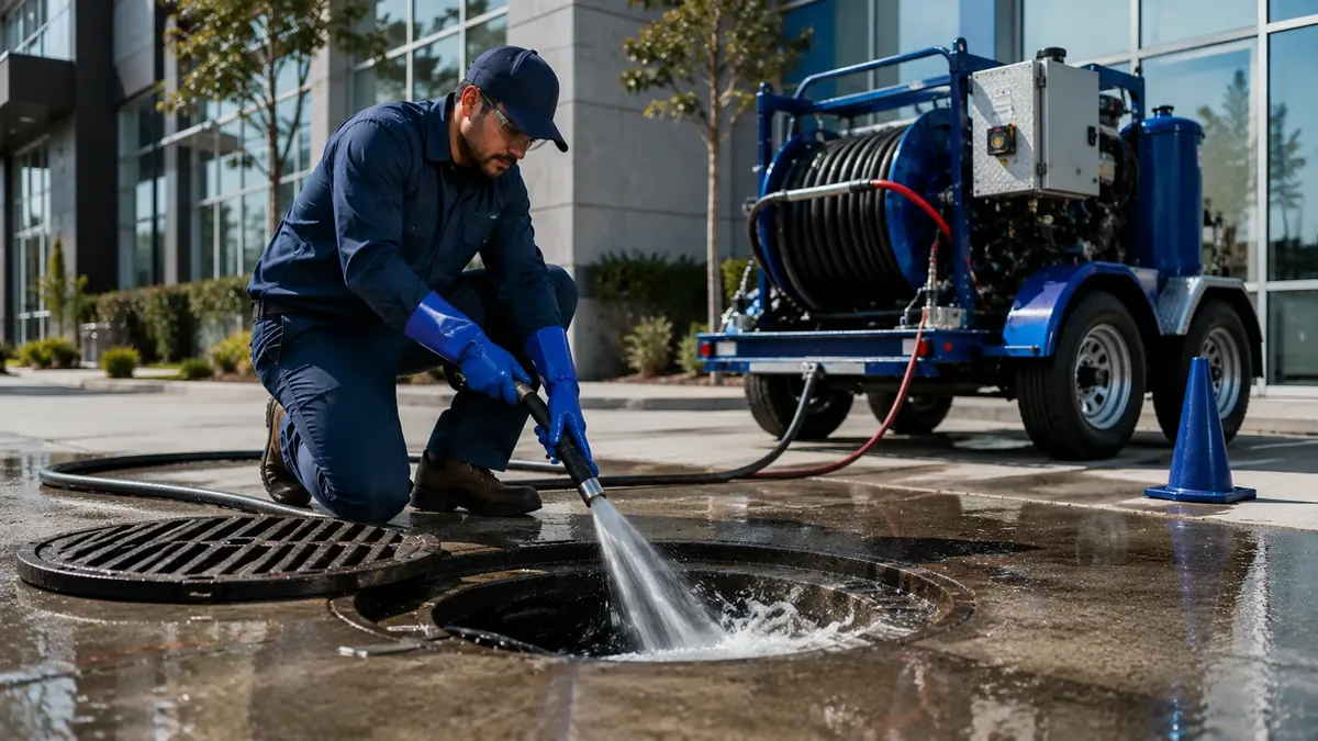 Commercial Hydro Jet Drain Cleaning in Vista
