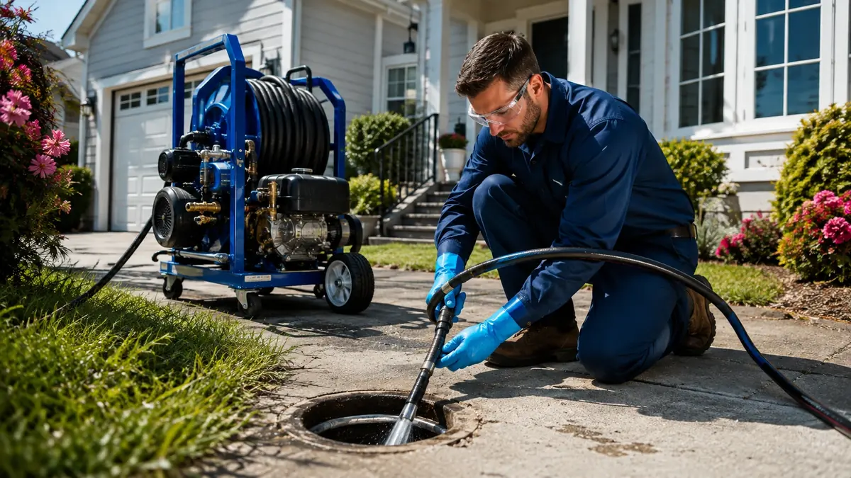 Residential Hydro Jet Drain Cleaning in Vista