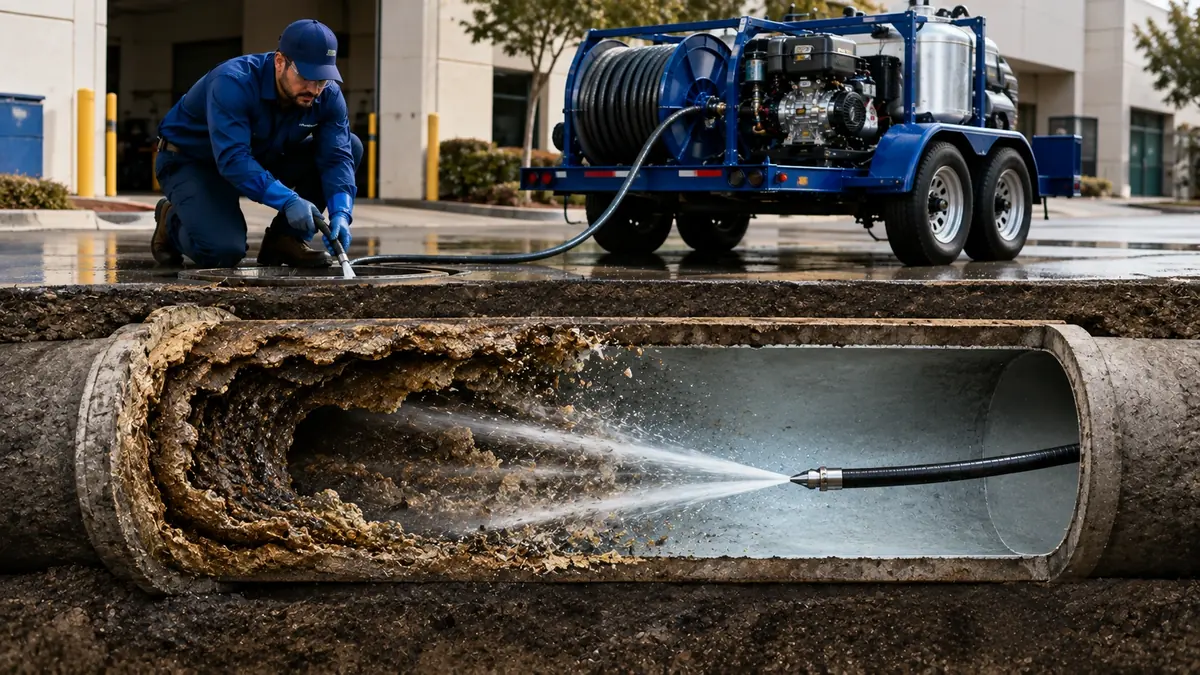 Sewer Pipe Descaling in Vista